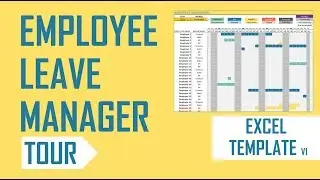 Employee Leave Manager Excel Template - Tour