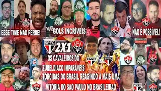 TORCIDAS DO BRASIL AO SÃO PAULO 2X1 VITÓRIA COM GOLS DO WILLIAM GOMES E ERICK - ZUBELDÍA ALEGRÍA!