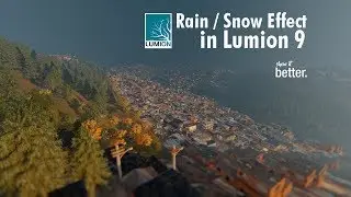 Rain and Snow in Lumion 9 (how to achieve breathtaking results)