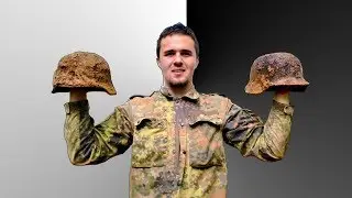 Metal Detecting 2 German Helmets
