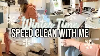 WINTER CLEAN WITH ME 2022 | SPEED CLEANING MOTIVATION