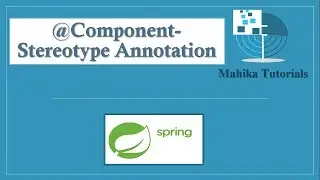 26. @Component-Stereotype Annotation