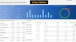 Tableau KPI Dashboard Design for Project Management with Advance Tips and Tricks