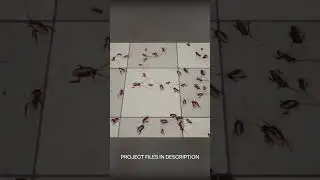 Unreal Engine Niagara Cockroach Swarm Simulation