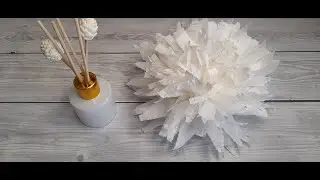 Как сделать ЦВЕТЫ ИЗ САЛФЕТОК  How to make flowers out of paper napkins