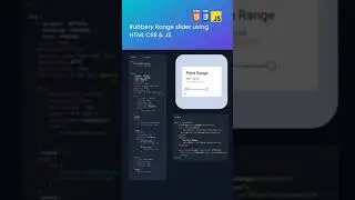 Price Range Slider Using HTML CSS and Js