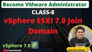 How to configure VMware vSphere esxi host Domain Join | VMware Training and Certification