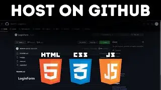 Host website on github for free | html | css | javascript | html css