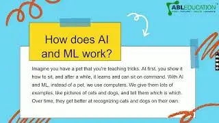 Introduction to AI and ML
