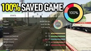 How to Install 100% Save Game for GTA 5 in 2024 (100% Completion Saved File)