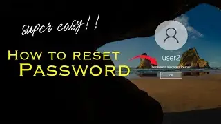 How to Reset Password in Windows ( local account ) | How to create a password reset disk