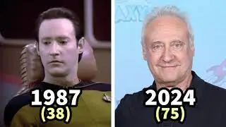 Star Trek: The Next Generation Cast 1987 vs. 2024