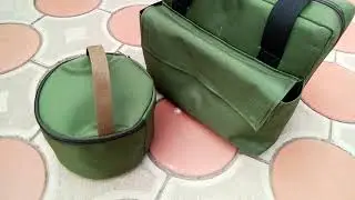 Сумка для портативной плиты и подсумок для чайника