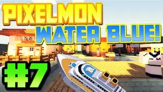 Minecraft Pixelmon Water Blue Edition Ep. 7 - "The SS Anne!" (Pokemon Fire Red)