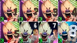 Ice Scream 1-8 intro all cutscenes