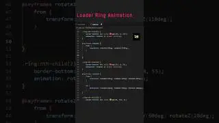 Loader Ring Animation 