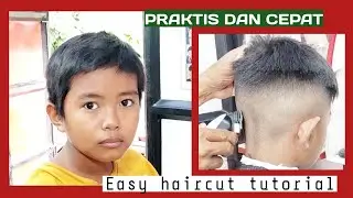 Praktis dan Cepat 💈Potong Rambut Anak SD Model High Fade, @WARCUBontomanai8910