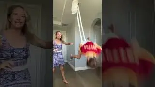 Mom pushes her daughter off swing!😱