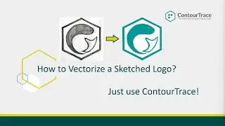 ContourTrace - How to Vectorize a Sketched Logo?