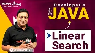 Linear Search in Java | Search an element in Array | Java for Developers | #Java #Lec41 #Coding