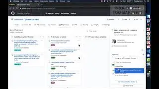 Sprint Planning and Management using Task Boards in GitHub