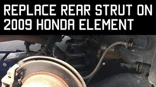 How to replace a rear strut on a 2009 Honda Element EX