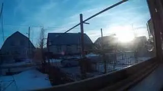 Закат ускоренное видео.(timelapse sj4000) 2 часа за 40 секунд