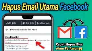 Cara Hapus Email Utama di Facebook