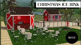 Christmas Ice Rink | The Sims 2 Speed Build No CC | Строительство Симс 2