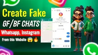 Create fake Social Media chats (whatsapp, Instagram) 😱😱😱