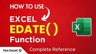 Excel EDATE Function - Excel EDATE Formula