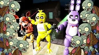 АНИМАТРОНИКИ ПРОТИВ МИЛЛИОН ЗОМБИ ► Garrys Mod