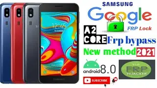 Samsung A2 Core Frp Bypass With PC | a260 Google Account Remove 2021