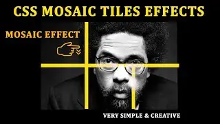 CSS Creative Mosaic Effects Using CSS Blend Modes | Mosaic Effects Mix-blend-modes #grid #blend_mode