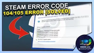 Solve Steam Error 105/104 with This Simple Network Trick [2024 Trick]