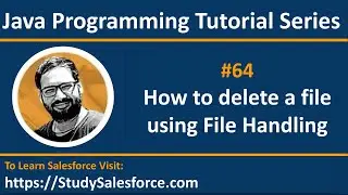64 Java | How to delete a file using java program in File Handling | by Sanjay Gupta