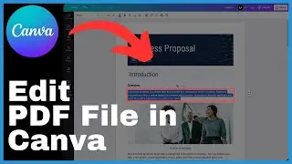 How To Edit PDF File In Canva