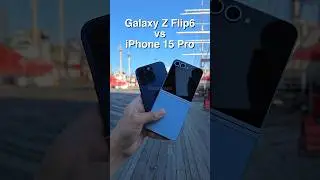 iPhone 15 Pro vs Galaxy Z Flip 6 Camera Test!