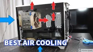 NR200 Build - Best Air Cooling Setup w/ Tempered Glass (no compromises!)