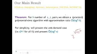 Lesson 9: Network Algorithms and Approximations by Mohammad Hajiaghayi: Uniform Buy-at-Bulk  Network