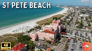 St Pete Beach Florida Aerial View