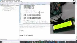 014 Testing Real time clock application on LCD