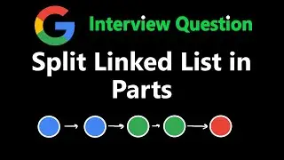 Split Linked List in Parts - Leetcode 725 - Python