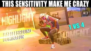 DPI 480 | This Sensitivity Make Me Crazy | 1 vs 4 Clip On Emulator Lobby | 
