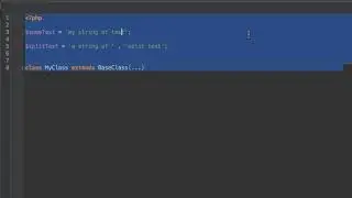 [Video PHPStorm Shortcuts] - Quick Text Selection