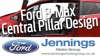 Ford B MAX integrated central pillar design