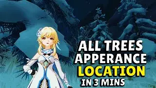 All Wood Material Location In 3 Minutes  - Genshin impact