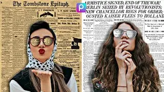 Newspaper Effect in Picsart