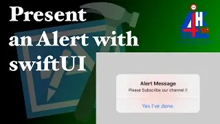 Present an Alert with swiftUI - How to show an Alert with swiftUI