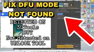 Fail Dfu Mode Not Found on Unlocktool Fix | Pwnd DFU